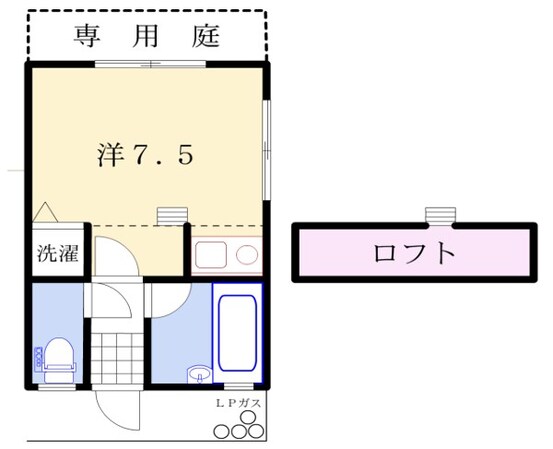 野里駅 徒歩24分 1階の物件間取画像